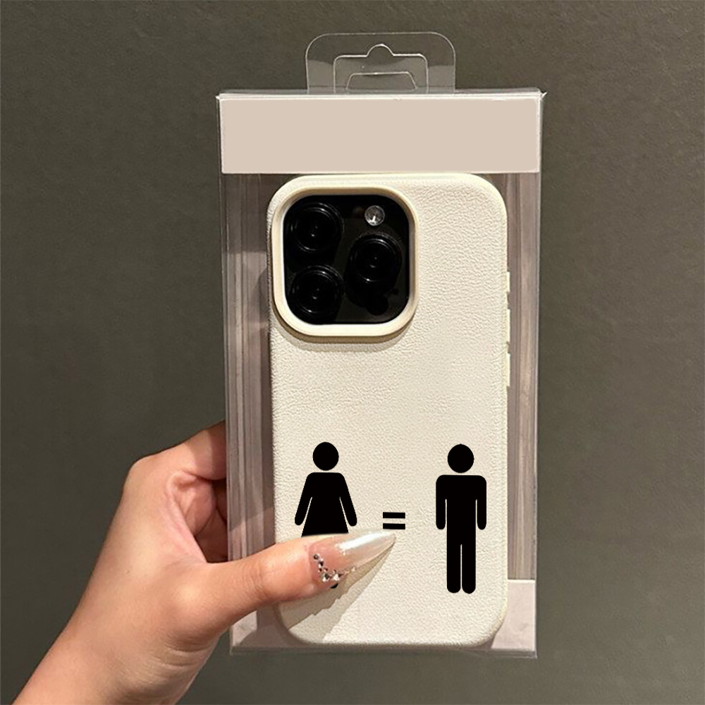3D Printing Iphone - เคสโทรศัพท์ Y2K ลายพิมพ์มินิมอล สัญลักษณ์ความเท่าเทียมทางเพศ ใช้ได้ทั้งชายและหญิง สำหรับ