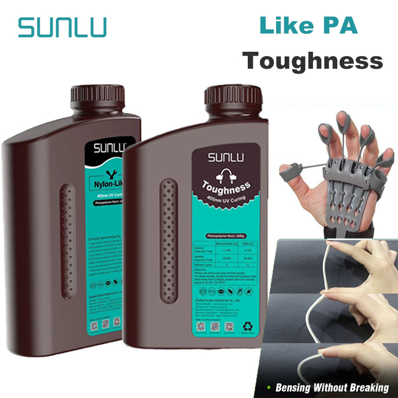 3D Printing Uv Resin - SUNLU 1 กก.ไนลอนเหมือน/ความเหนียว 3D เรซิ่น 1000