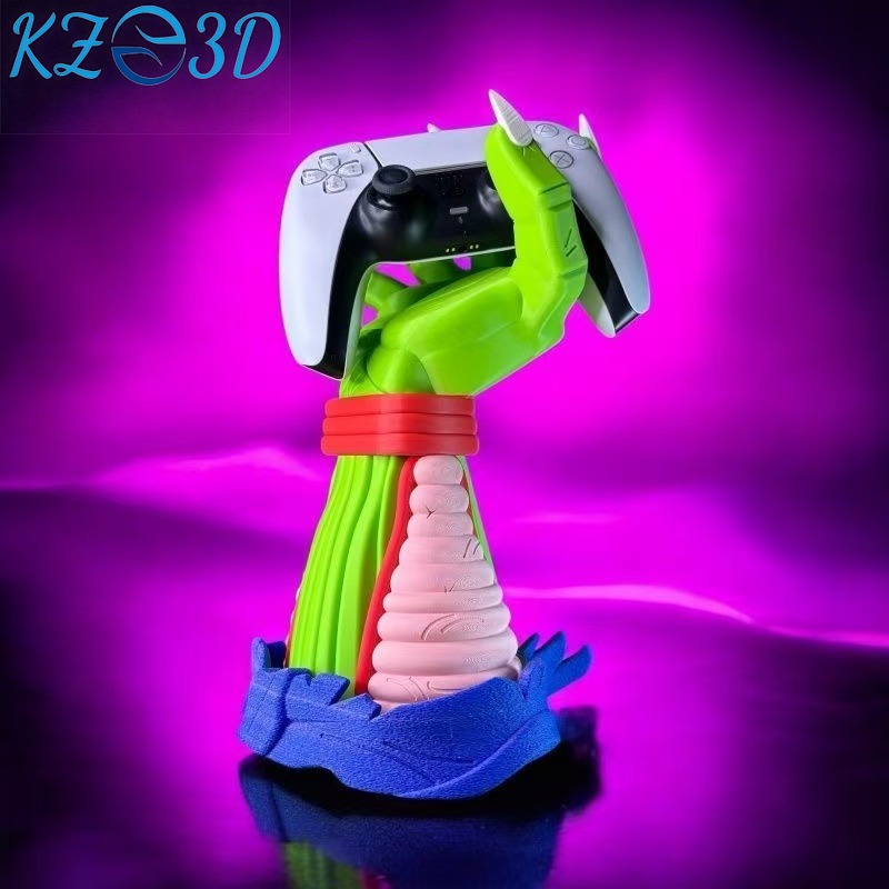 3D Printing Xbox Controller Holder - ขาตั้งคอนโทรลเลอร์รูปมอนสเตอร์พิมพ์ 3 มิติ, ที่วางเกมแพดสำหรับ Switch Pro