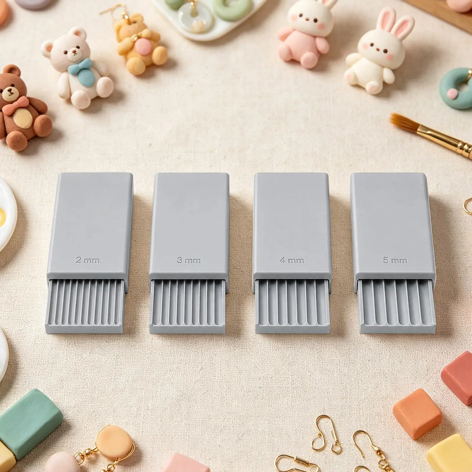 3D Printing Clay - เครื่องทำลูกบอลดิน 4 ชิ้น ใช้ซ้ำได้ อุปกรณ์งานฝีมือ DIY