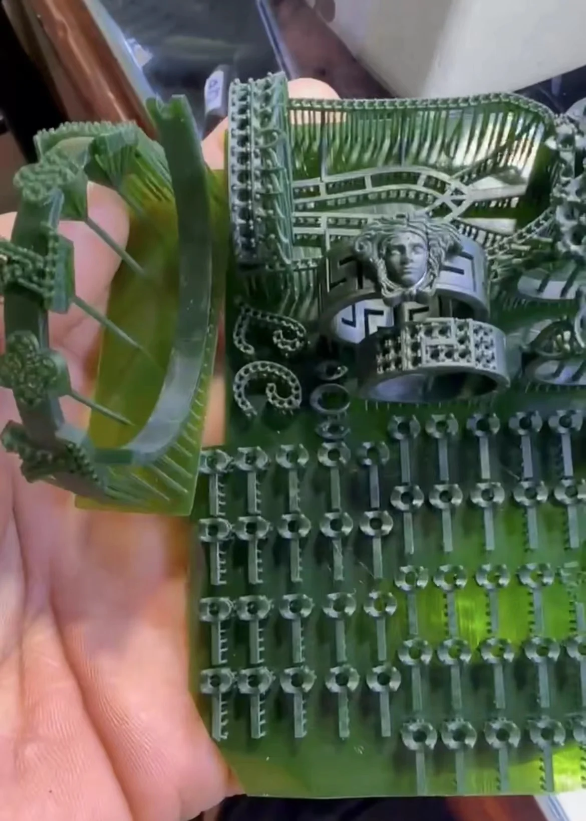 3D Printing Uv Resin - เครื่องพิมพ์3D เรซิ่นเครื่องประดับหล่อขี้ผึ้งหายยูวีที่มีมากกว่า60% ขี้ผึ้งขนาดกลางพิมพ์ง่ายสีแดงสีดำสีเขียว