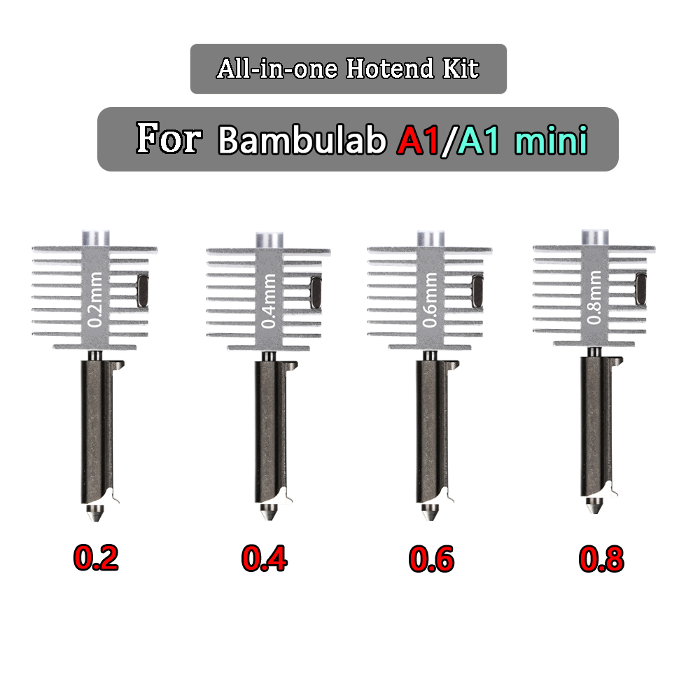 Pei Sheet - ชุดอัพเกรดหัวฉีดความร้อนสำหรับ Bamb Lab A1/A1 Mini ชุดหัวฉีดความร้อนความเร็วสูง