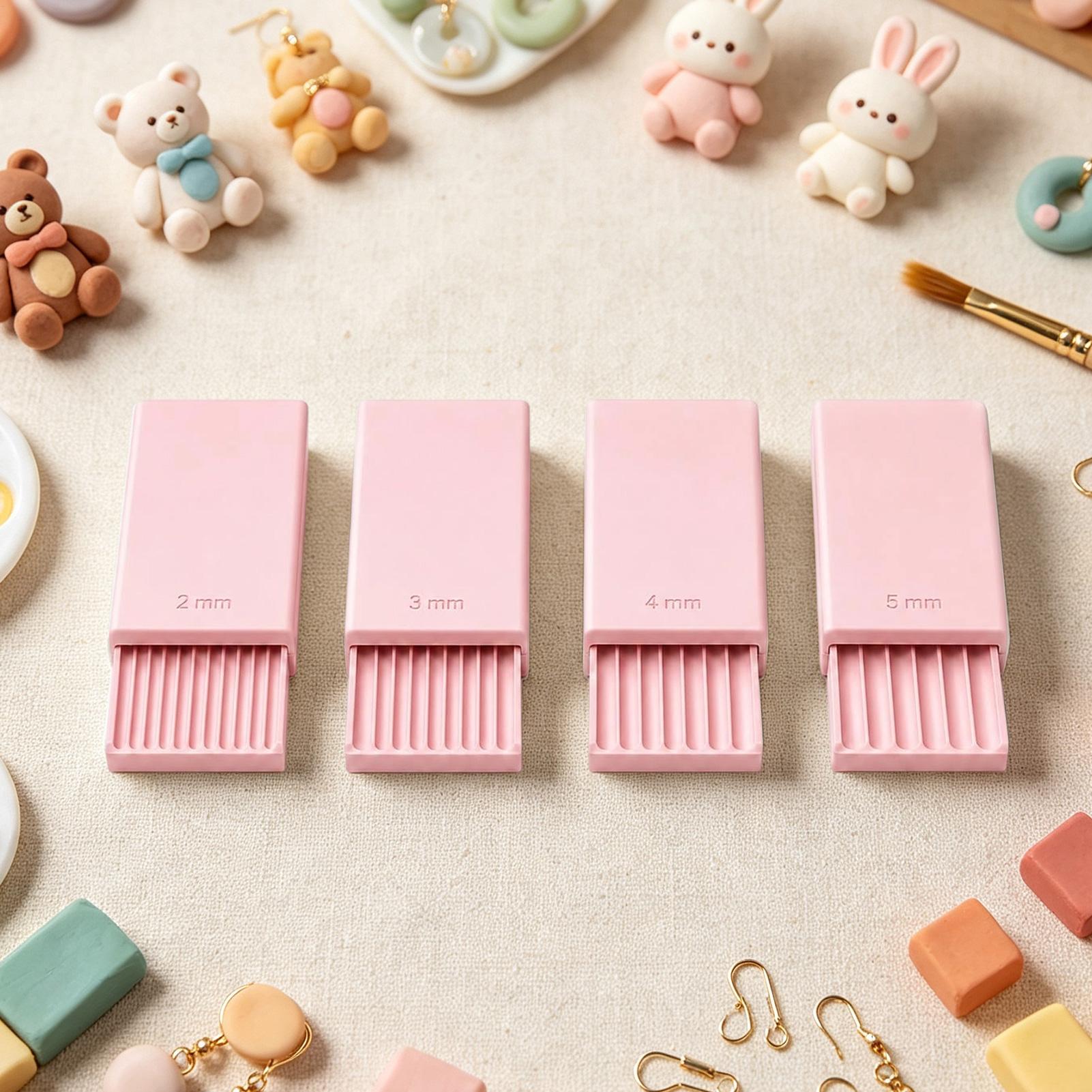 3D Printing Clay - เครื่องทำลูกบอลดินเหนียว DIY แบบนำกลับมาใช้ใหม่ ชุดทำเครื่องประดับ 4 ชิ้น
