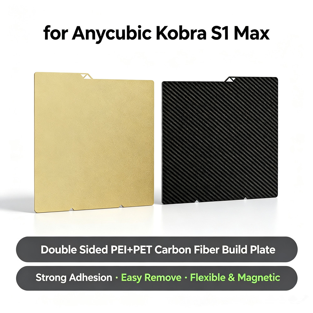 Pei Sheet - สำหรับแผ่นรองพิมพ์ Anycubic Kobra S1 Max รุ่นอัพเกรด