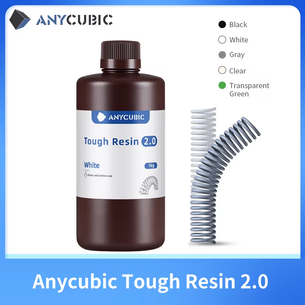 3D Printing Uv Resin - Anycubic ยืดหยุ่น Tough เรซิ่น 2.0 LCD