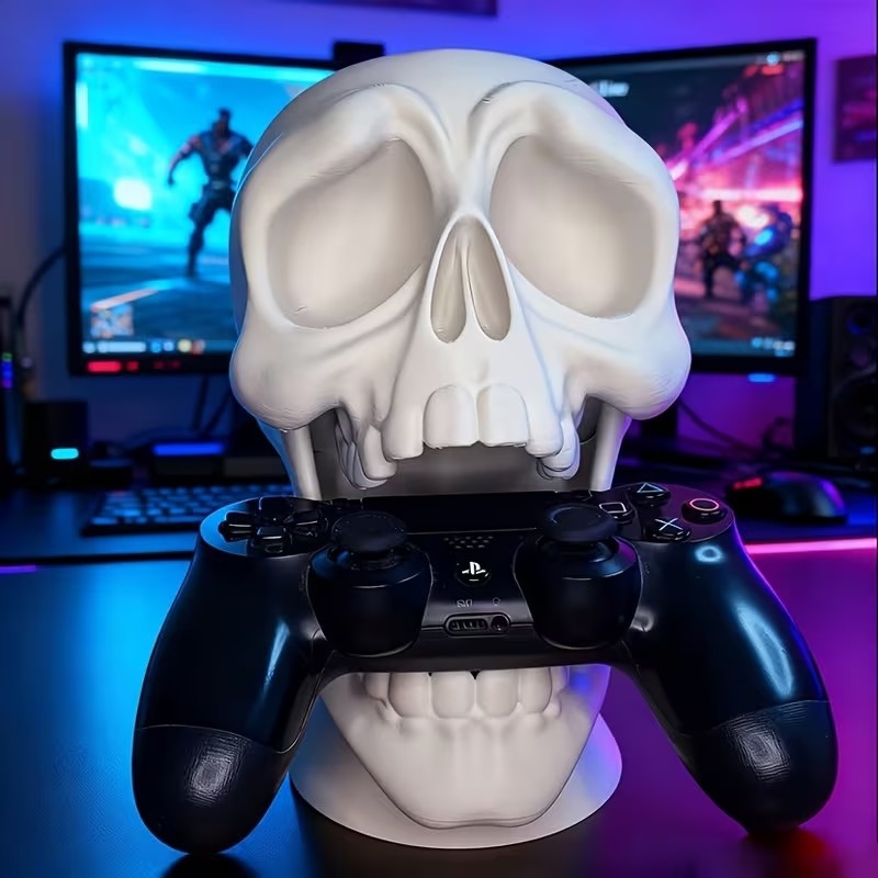 ขาตั้งหูฟังรูปหัวกะโหลก 3D พิม - 3D Printing Xbox Controller Holder บทวิจารณ์และราคา