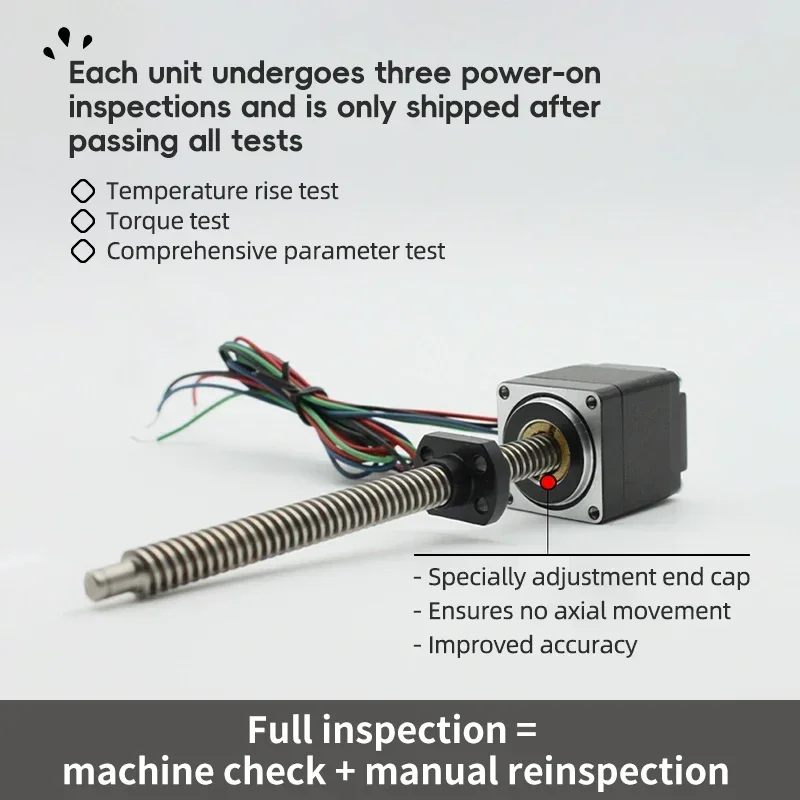 มอเตอร์สเต็ปเปอร์แบบไฮบริด UMO - Lead Screw Stepper บทวิจารณ์และราคา