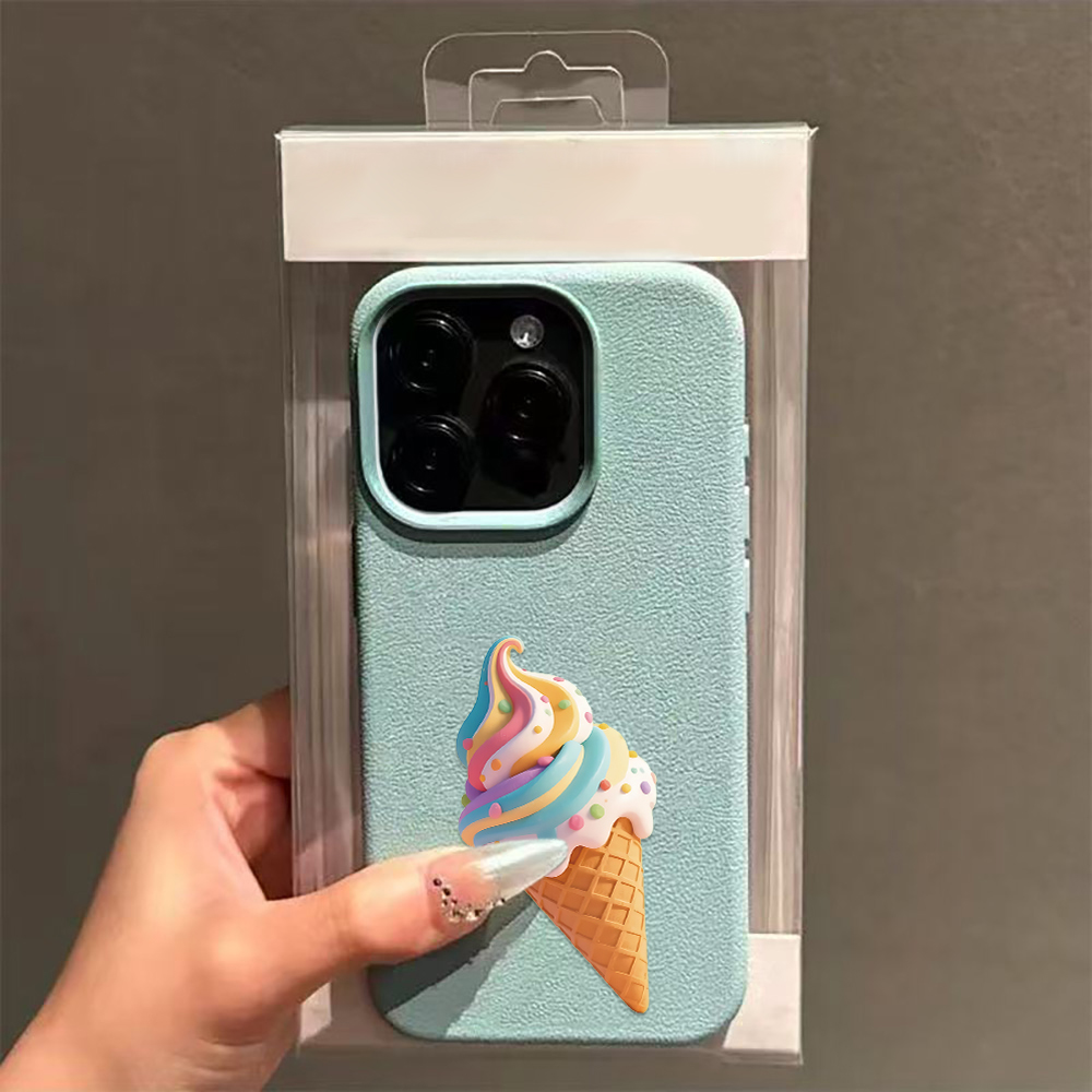 เคสโทรศัพท์ลายไอศกรีมโคนสีรุ้ง - 3D Printing Iphone บทวิจารณ์และราคา