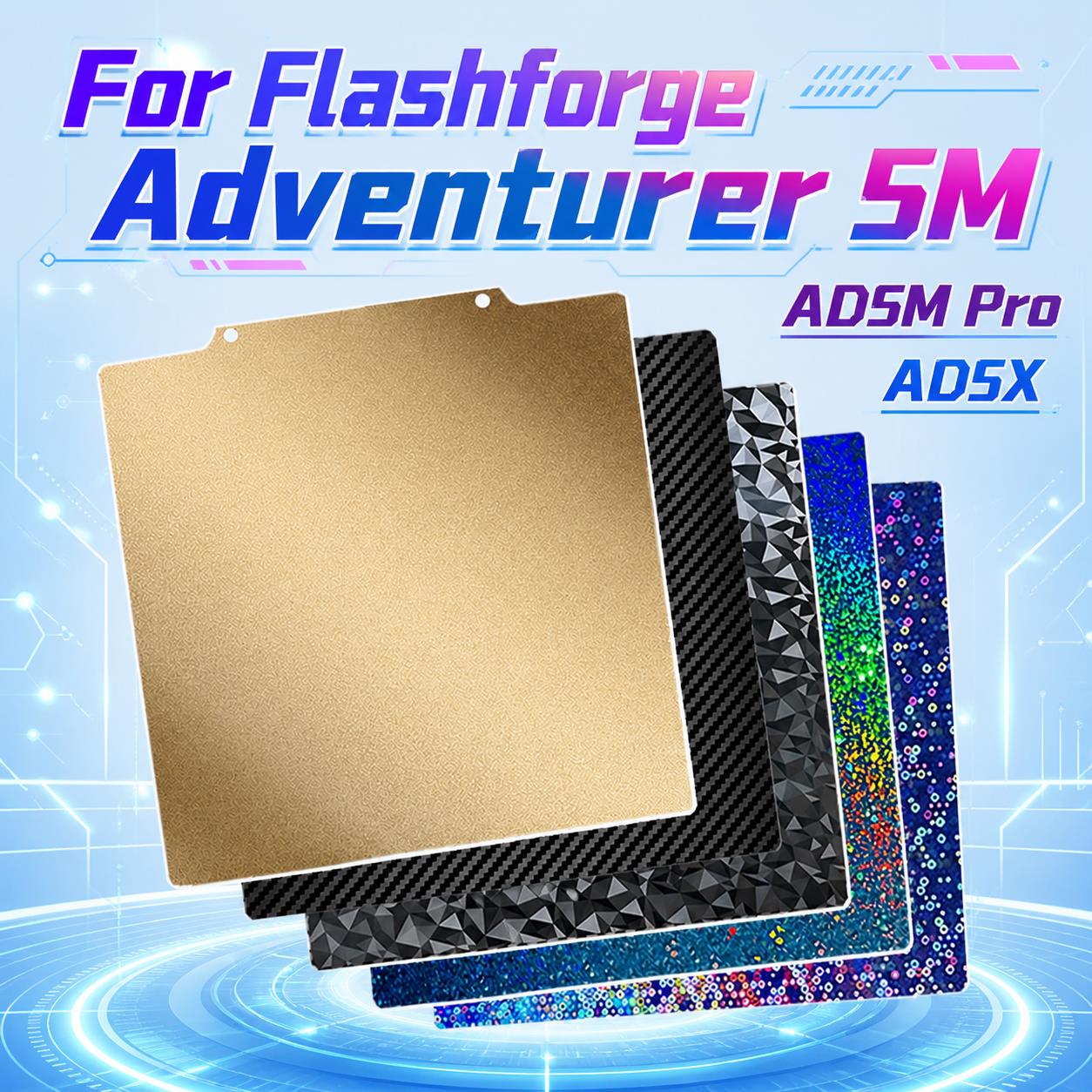 แผ่นรองพิมพ์สำหรับ Flashforge  - Pei Sheet บทวิจารณ์และราคา