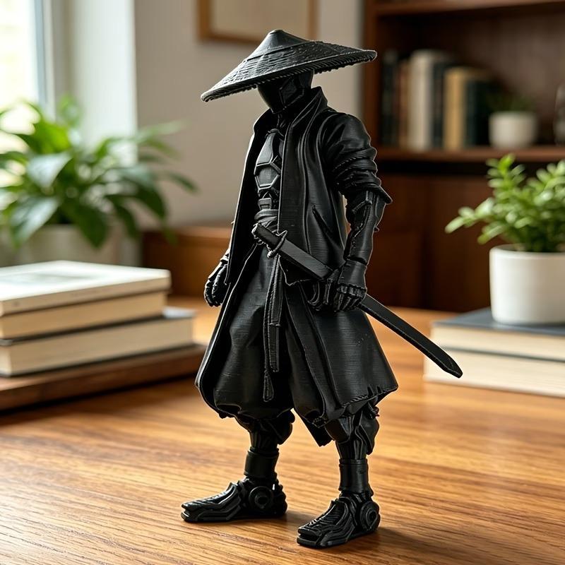 【S】รูปปั้นซามูไรสีดำพร้อมรายละ - 3D Printing Jobs บทวิจารณ์และราคา