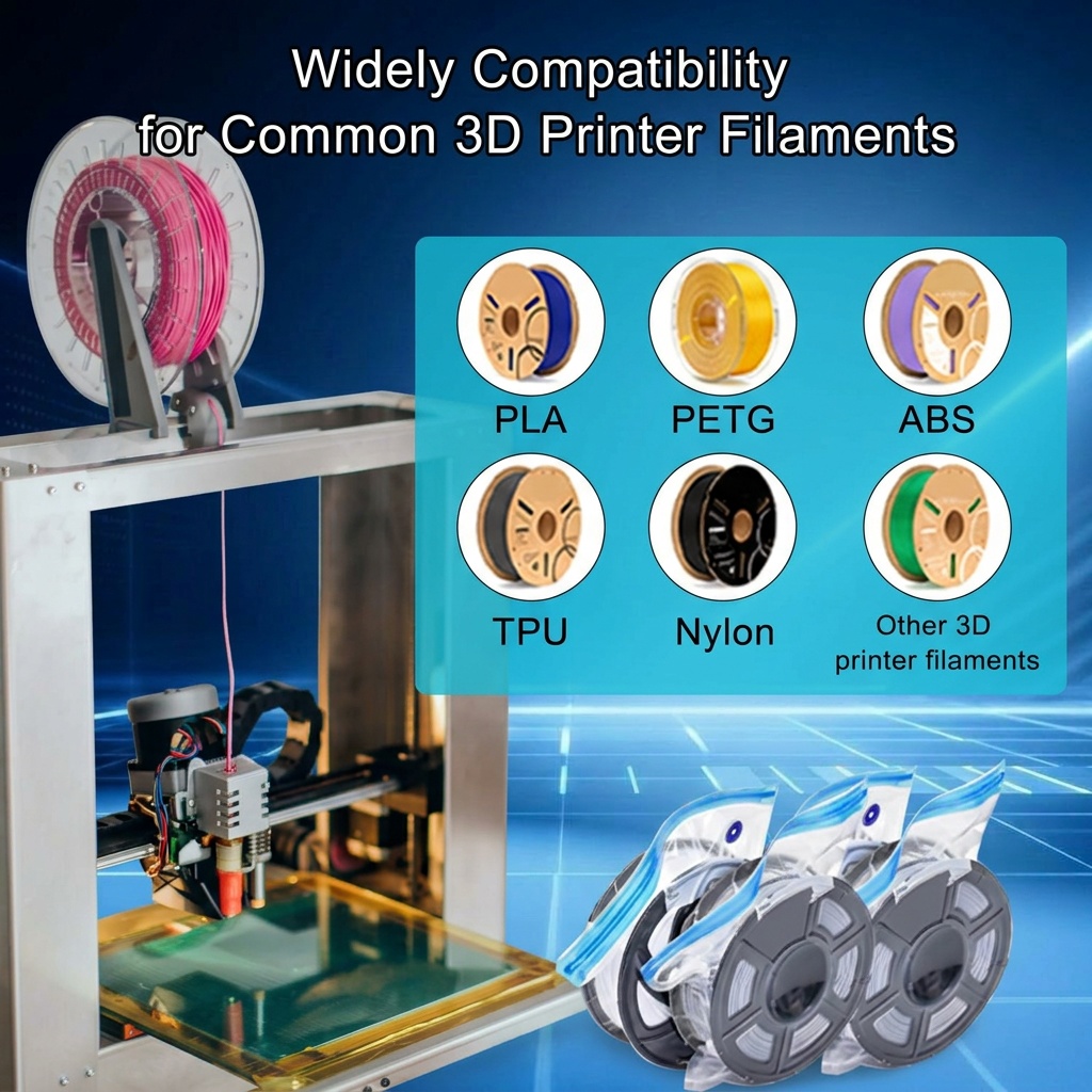 ถุงเก็บเส้นพลาสติก PLA ABS PET - 3D Printing Cnc บทวิจารณ์และราคา