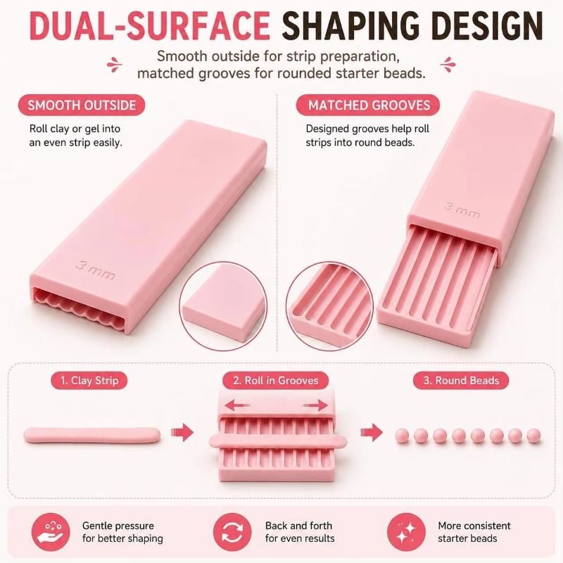 ชุดลูกกลิ้งลูกปัดตกแต่งเล็บ 4  - 3D Printing Clay บทวิจารณ์และราคา