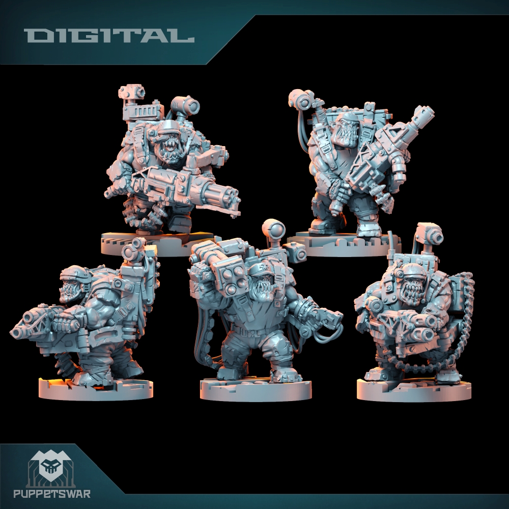 Orc Ultimate Badasses Squad, ฟ - 3D Printing Jobs บทวิจารณ์และราคา