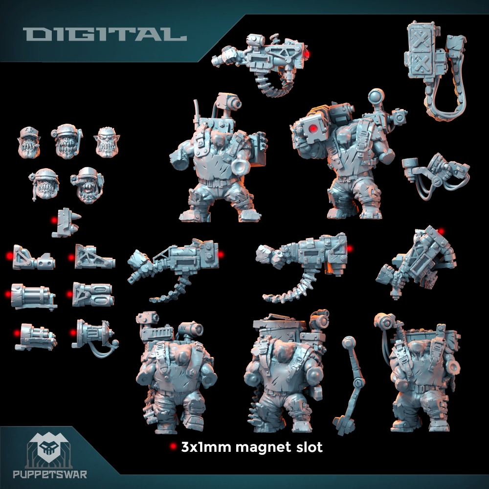 Orc Ultimate Badasses Squad, ฟ - 3D Printing Jobs บทวิจารณ์และราคา