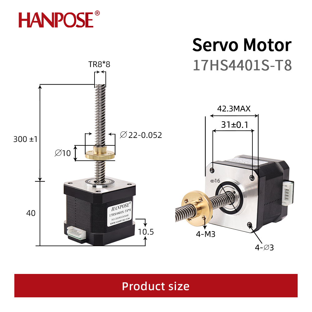 มอเตอร์สกรูสเต็ปเปอร์ Nema17 1 - Lead Screw Stepper บทวิจารณ์และราคา