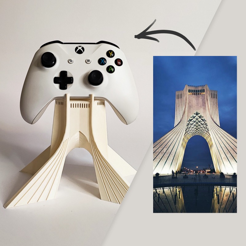 ที่วางคอนโทรลเลอร์แบบกำหนดเอง  - 3D Printing Xbox Controller Holder บทวิจารณ์และราคา