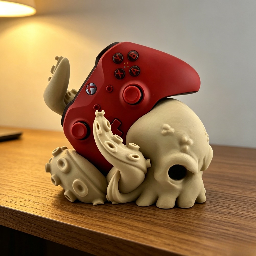 ขาตั้งคอนโทรลเลอร์รูปหนวดปลาหม - 3D Printing Xbox Controller Holder บทวิจารณ์และราคา